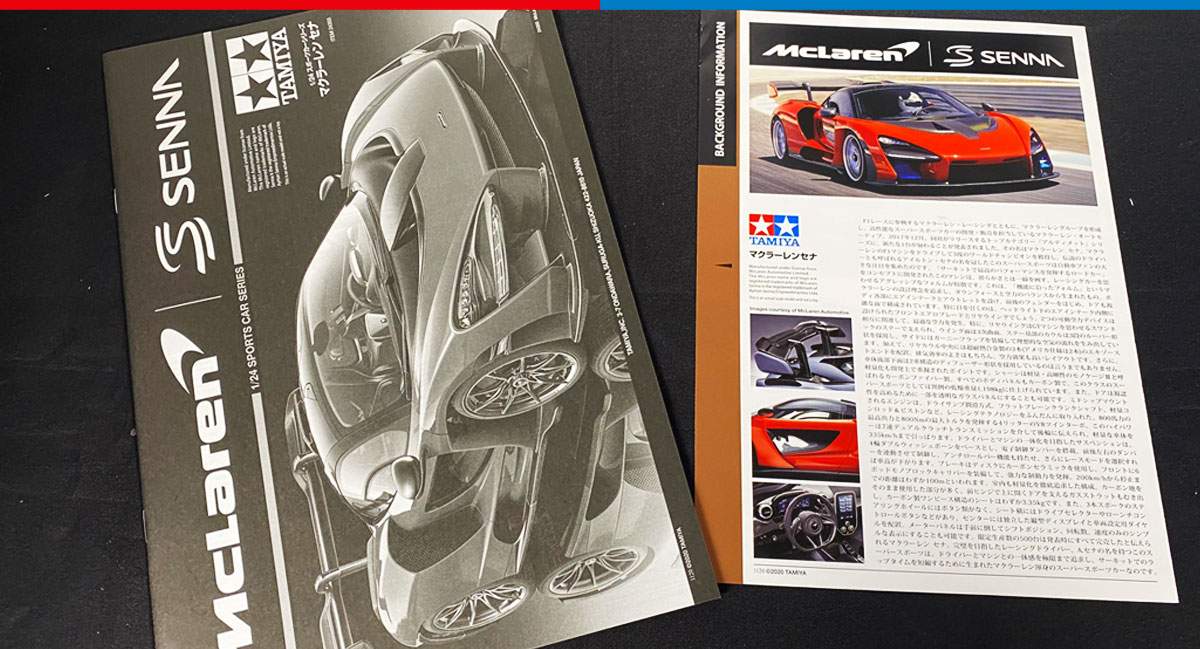 Build review of the Tamiya McLaren Senna scale model car kit