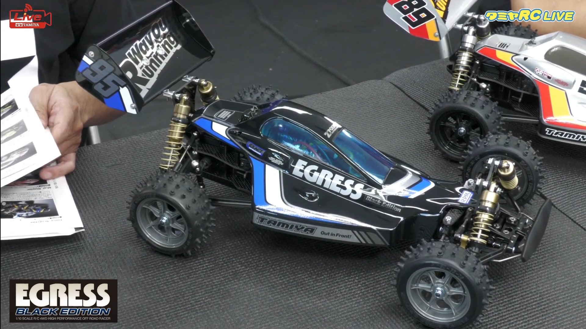 Tamiya RC Live with detailed information on the new Tamiya Egress