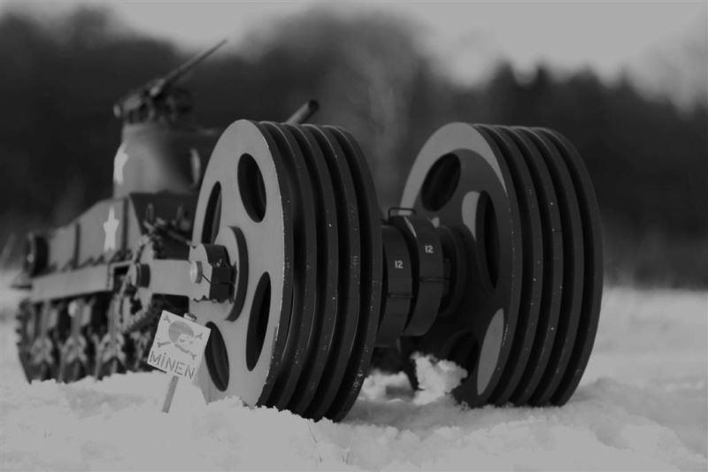 Sherman T1E3 mine-exploder conversion - TamiyaBlog