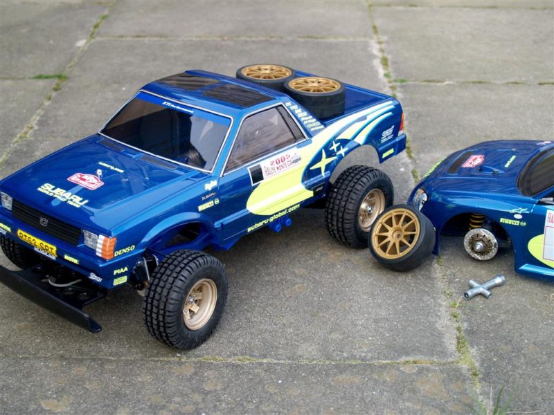 tamiya subaru brat blue limited edition