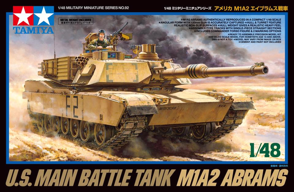 Also Upcoming In 1 48 Scale Tamiya 32592 U S Main Battle Tank M1a2