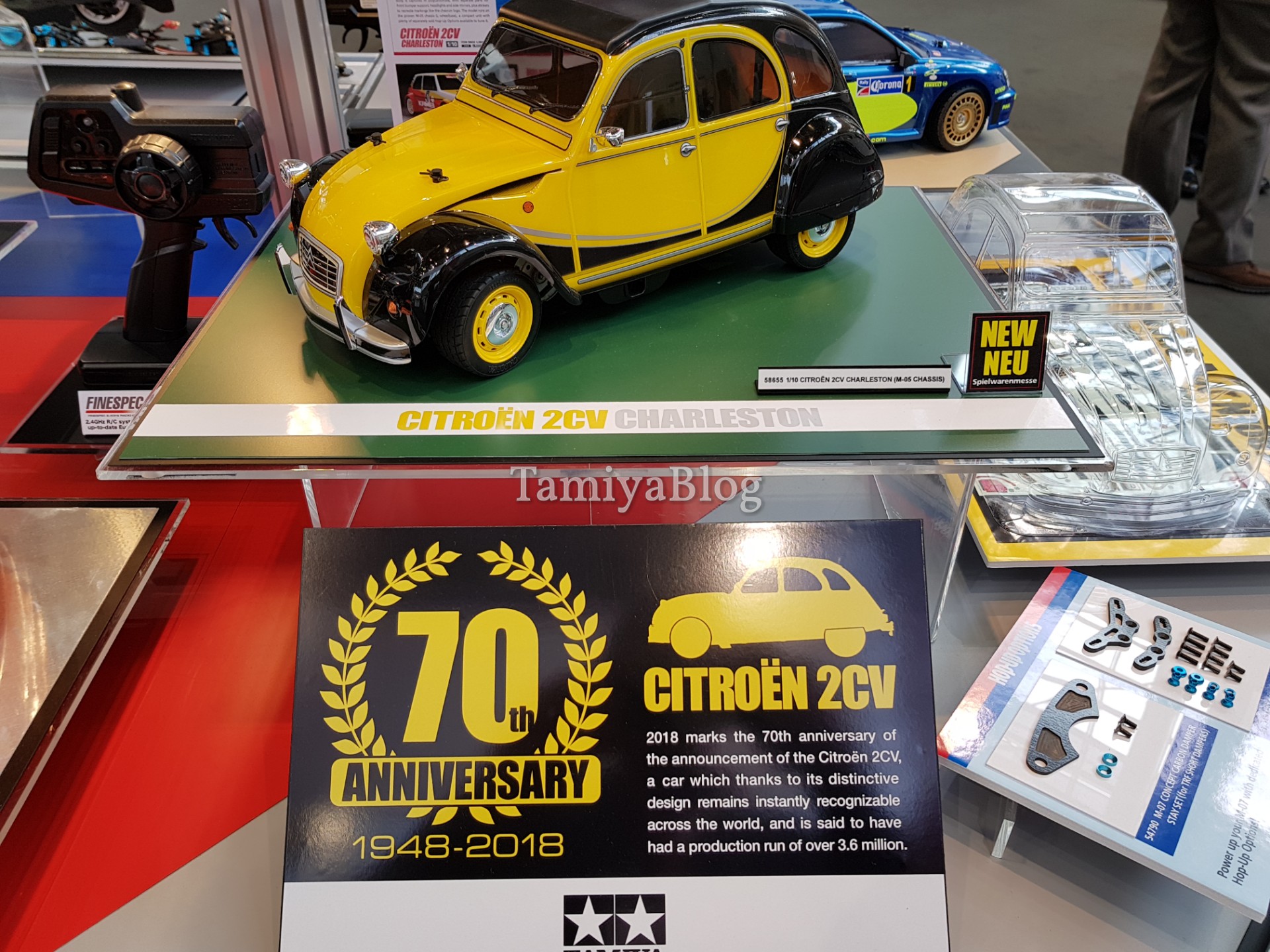 Tamiya 51605 Car Body Kit CITROEN 2cv Charleston Transparent for sale online 