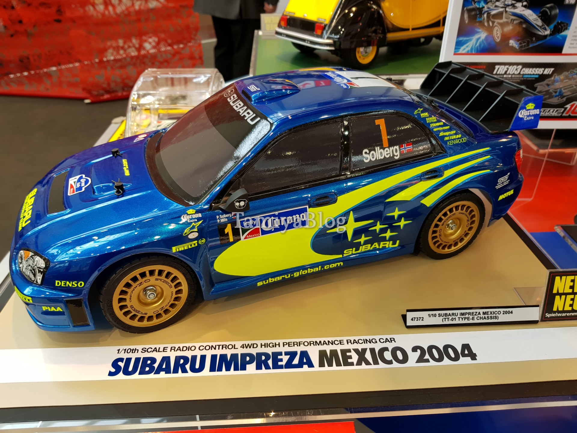 Tamiya Subaru Impreza Mexico 04 Tt 01 Type E Chassis Nuremberg Toy Fair 18 Tamiyablog