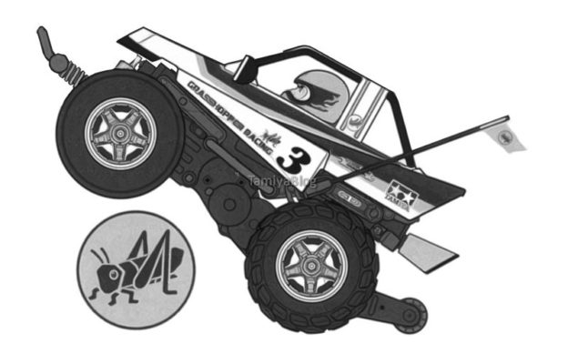 painting tamiya grasshopper