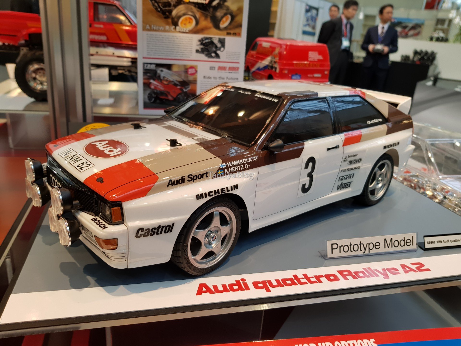Horen van Adviseur informeel Tamiya 58667 Audi Quattro Rallye A2 TT-02 @ Nuremberg Toy Fair 2019 -  TamiyaBlog