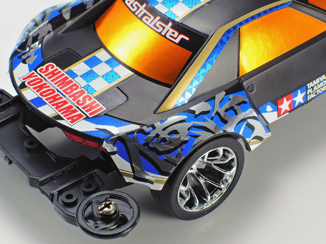 Tamiya 1/32 Jr Racing Mini Astralster Kit – Mini 4WD Car, MS Chassis, 3.5:1 Gear Ratio