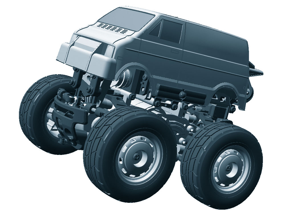 Tamiya 1/24 Lunch Box Mini SW-01 4x4 Monster Truck Kit