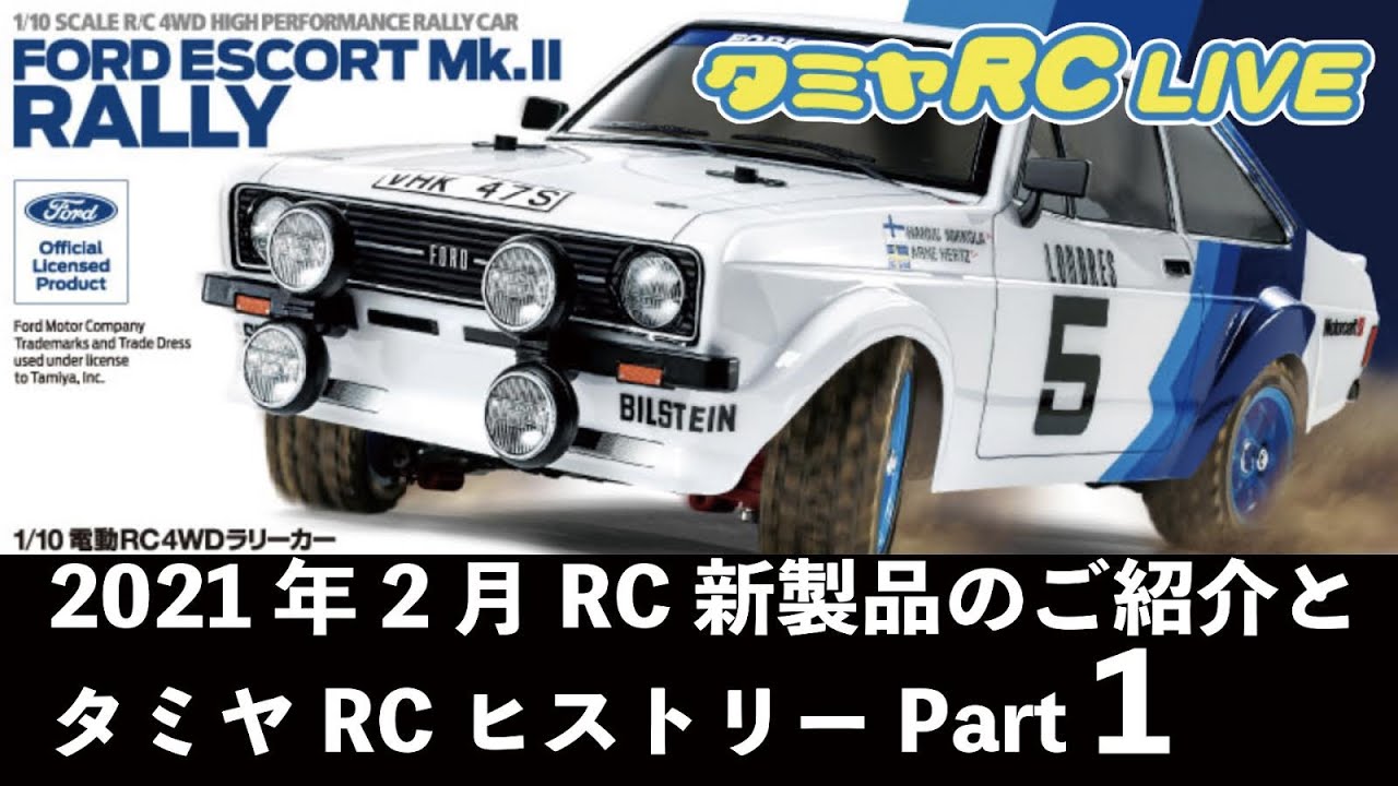 Tamiya RC Live – Introduction of new RC products and Tamiya RC history part 1