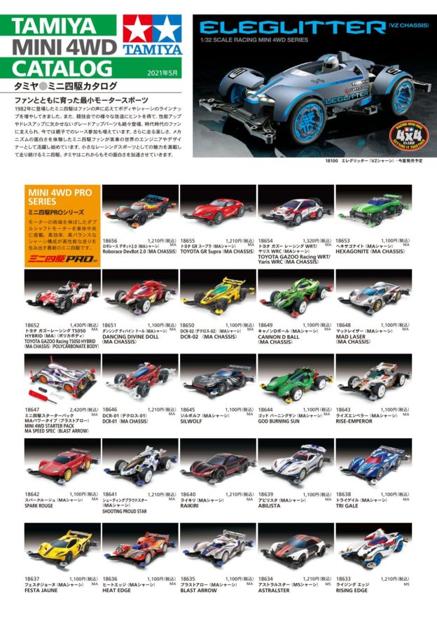 tamiya car list