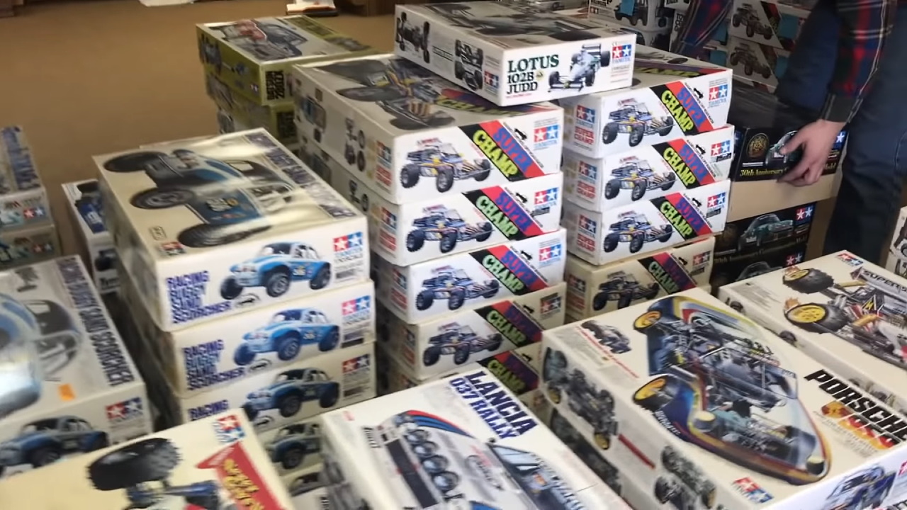 Video of massive vintage Tamiya RC collection that is auctioned
