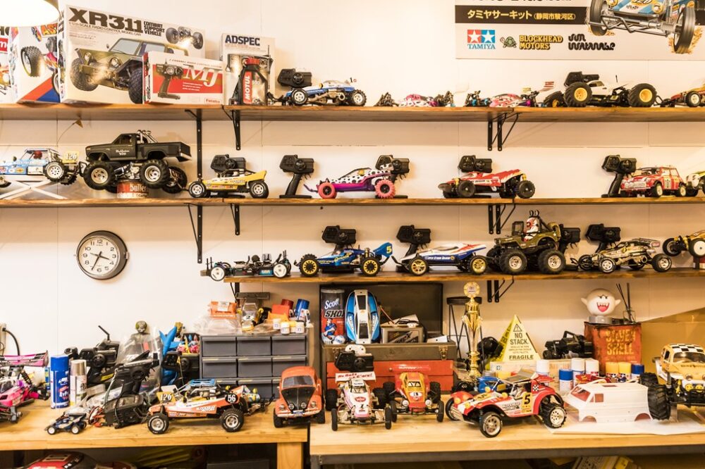 Some of Jun Watanabe's customised Tamiya off-road cars at Some of Jun Watanabe's customised Tamiya off-road cars at