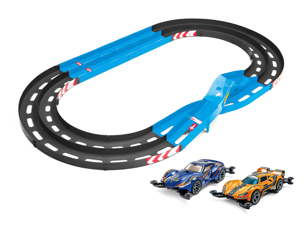 Tamiya 95656 Mini 4WD Oval Home Circuit (Two-level Lane Change) plus  Chevalier & Estoura - TamiyaBlog